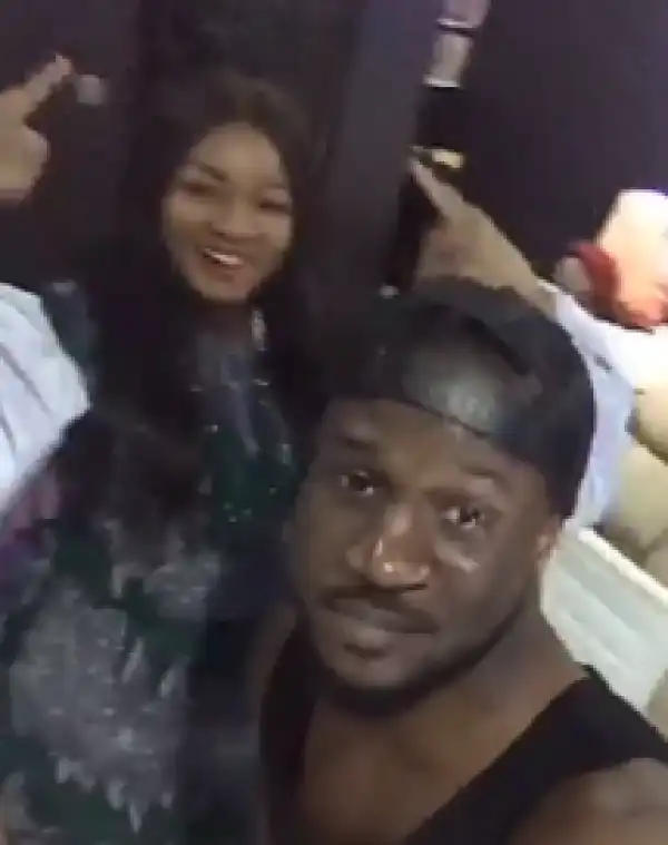 Peter Okoye celebrates birthday with family, Omotola & friends at his home (photos)